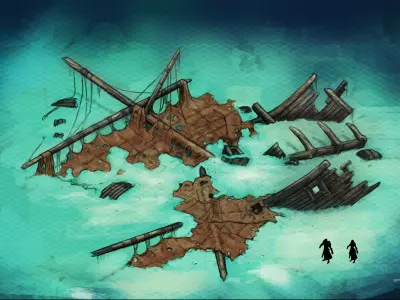 Game Shipwreck - Shipbreaker 01 3D model