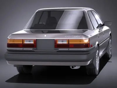 Toyota Camry 1987-1991 VRAY 3D model