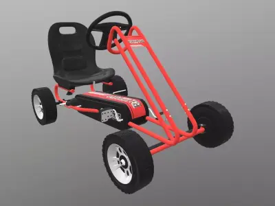 Pedal Powered Car 3D model