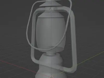 lantern 3D model 2