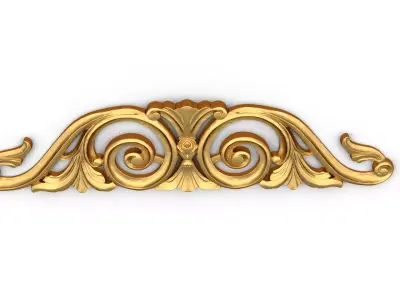 Classic decor ornament carved 76 3D model