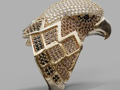 Eagle Ring  3D print model purchase