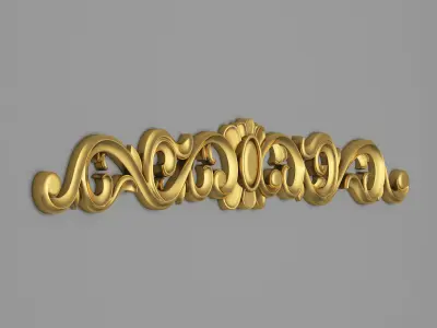 Classic Carved 003 3D model