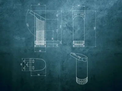 Playseat Pedal Support 3D print model
