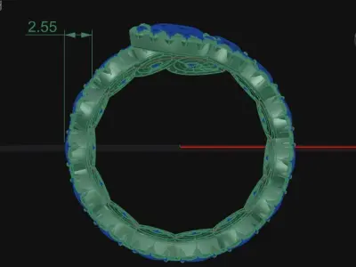 luxury Ring tension 3D print model