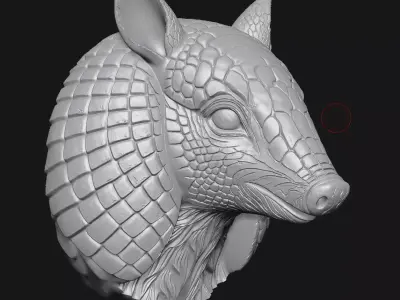 Armadillo 3D print model