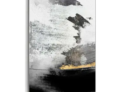 Plaster Two Photo Frame 420 Low-poly 3D model