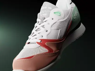 Diadora V7000 Shoe 3D model
