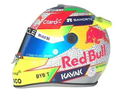F1 Red Bull Helmets 2023 3D model