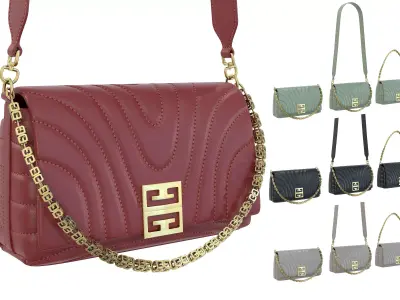 Givenchy Small 4G Soft Bag Low-poly 3D model