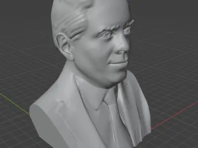 Jesse Ernest Wilkins 3D print model
