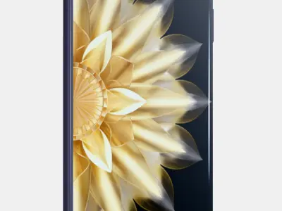 HONOR MagicV purple Low-poly 3D model