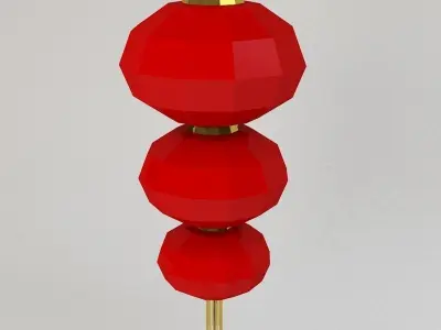 Traditional Chinese Lanterns Low-poly 3D model