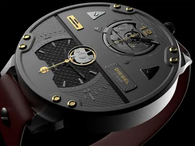 Diesel DZ Watch 3D model