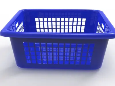 BASKET 01 Low-poly 3D model