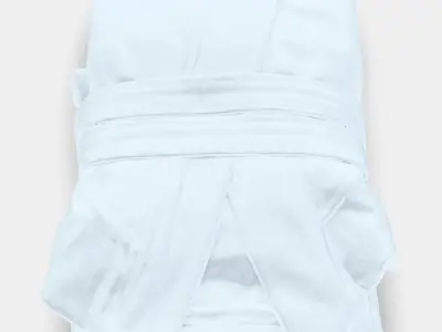 ROCKAN Bath robe Low-poly 3D model