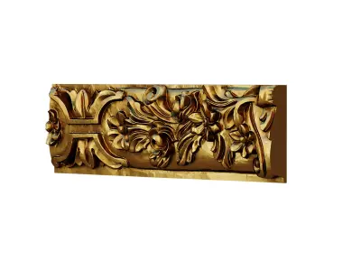 classic decor ornament 03 3D model