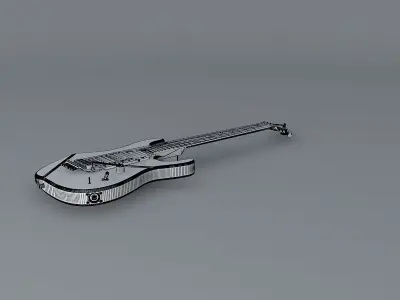 Kramer Nightswan guitar Free 3D model