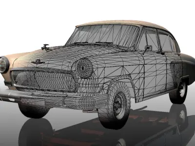 GAZ-21 Volga 3D model