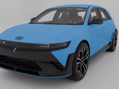 Hyundai Ioniq 5 3D model by Flostudio