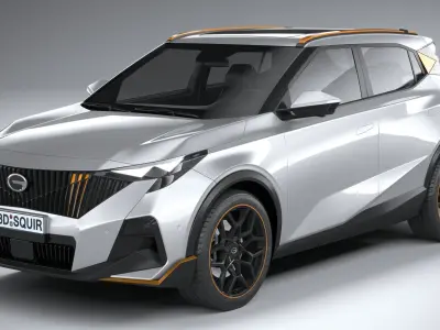 GAC GS3 2023 R Style 3D model