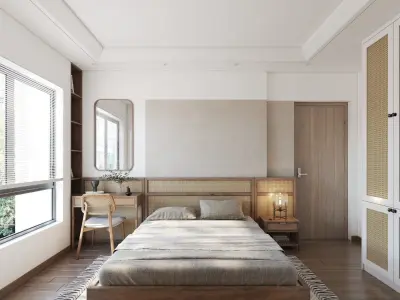 Modern Minimalist Interior 3D model