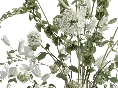 Flower In Vase 102 3D model