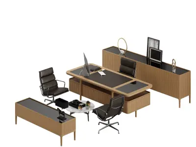 RG OFFICE FURNITURE Low-poly 3D model