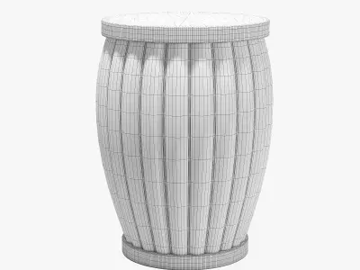 World menagerie wetherby garden stool 3D model