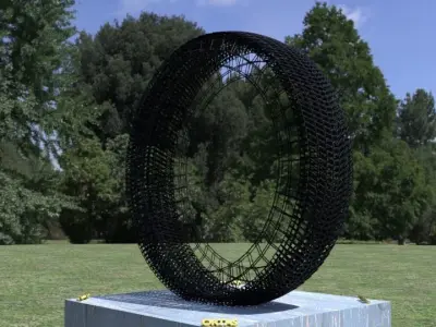 ORTAS TIRE NO 8 GAME READY Low-poly 3D model