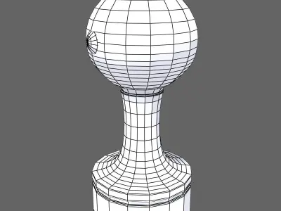 Rubber Stamp circle 3D model