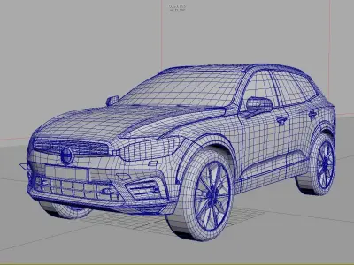 Volvo car 3d model 3D model
