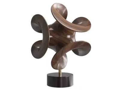 Abstract sculpture by Robert Longhurst 3D model