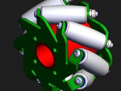Omni Wheel 3D model