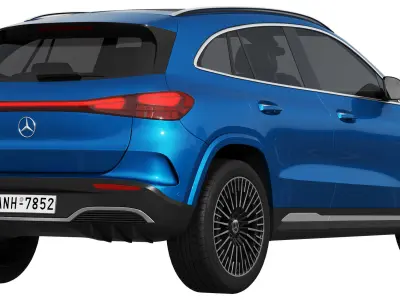 Mercedes-Benz EQA 2024 3D model