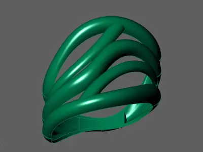 Plain Ring Women Ready STL 3DM Models Womens Rings 3D models 3D print model get