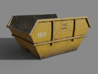 Pack elements city and country Free low-poly 3D model