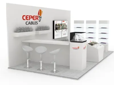 Stand for exhibition 3D model