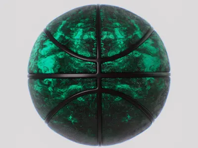 Basketball Ball 3D Model  FREE SCENE OCTANE 3D model