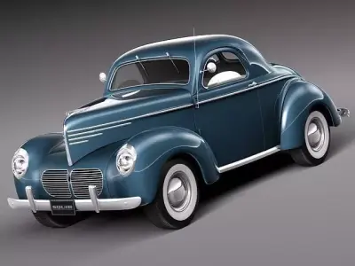 Willys Coupe 1940 3D model