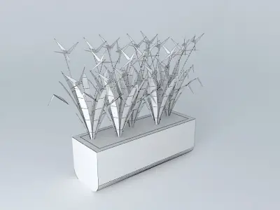 Floreira as Heliconias Free 3D model