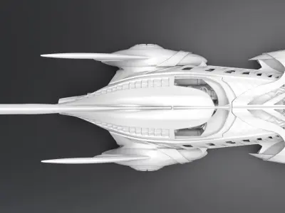 Batmobile 1995 forever scale model 3D print model