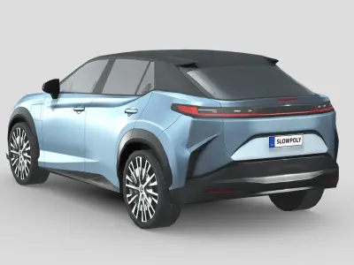 Lexus RZ 450e 2023 Low-poly 3D model