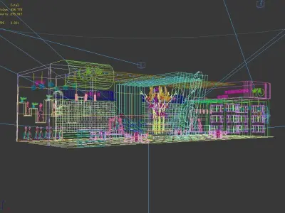 Exhibition - Area - 21X8-3DMAX2009-015 3D model
