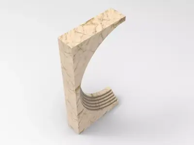 Romme Decor Low-poly 3D model