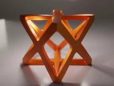 3D Printable Merkaba Symbol 3D print model
