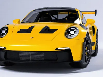 Porsche 992 GT3 RS 3D model