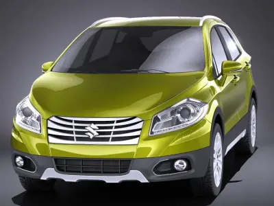 Suzuki SX4 2016 VRAY 3D model
