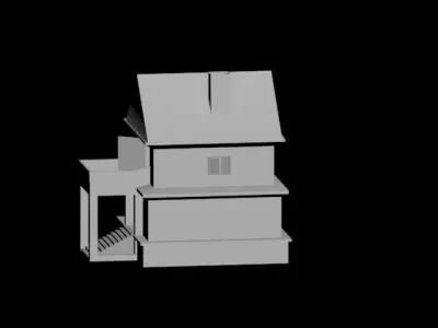 House Free 3D model 2
