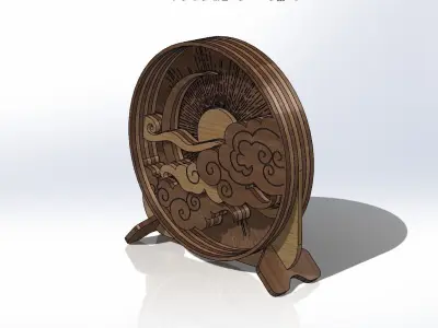 Decorating models for study desks or glass cabinets 3D print model